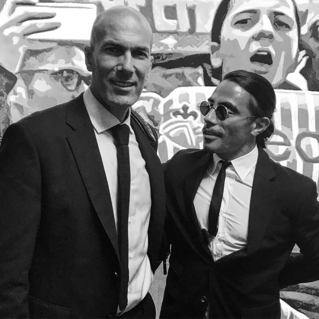 Zinedine Zidane Salt Bae